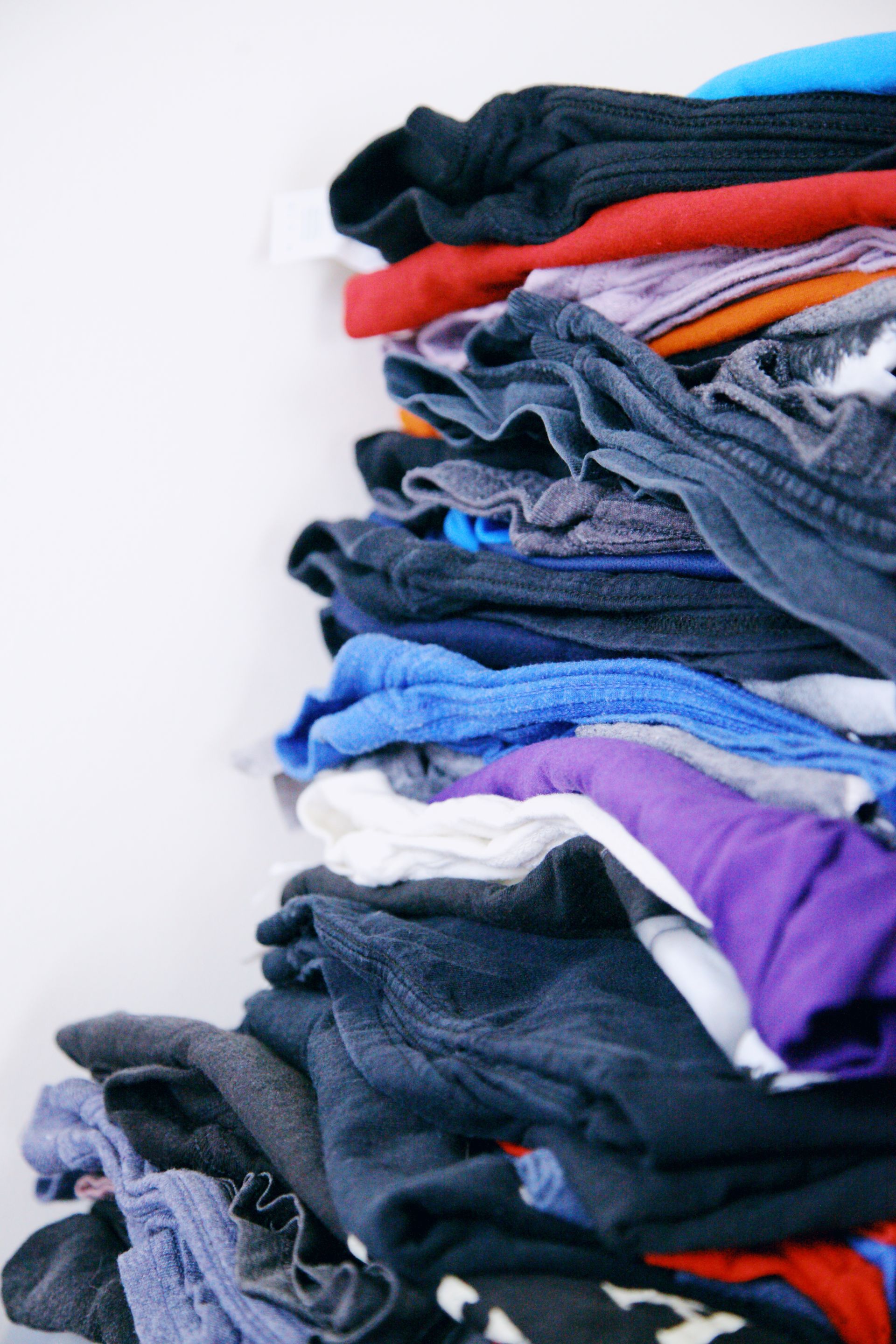 Representative apparel and textiles: folded clothing