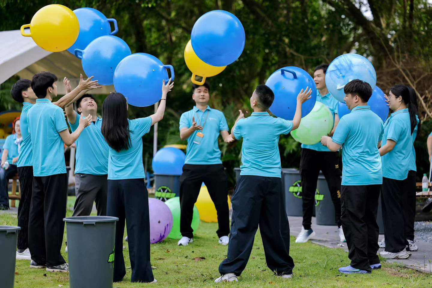 Team challenge: coordination in motion
