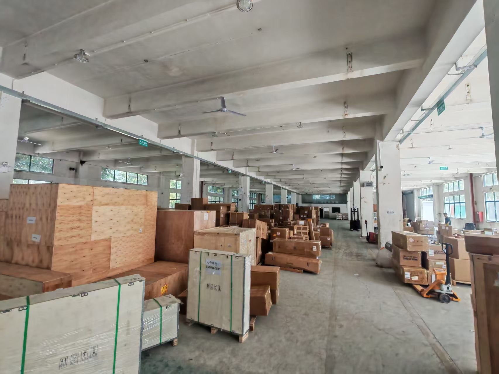 Europe warehouse and forklift delivery operation